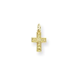 Buy 14k Gold Cross Charm by GOLDIA