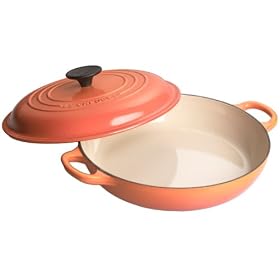 Le Creuset Enameled Cast-Iron 2-1/4-Quart Buffet Casserole, Flame