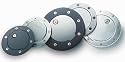 All Sales 6095C Chrome Billet Aluminum Fuel Door