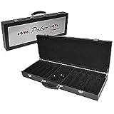 Poker Chip Metal Inlaid Case - 500 Capacity