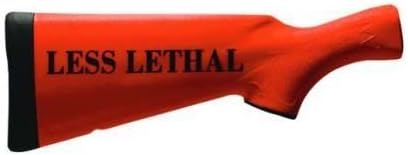 Speedfeed Remington Less Lethal lettering Replacement Stock (Orange,870, 1100, 11-87 12 gauge)