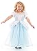 Little Adventures Deluxe Cinderella Princess Dress up Costume Girls Medium (Age 3-5)