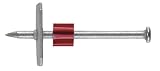 Powers 50120 3-Inch Long by .300-Inch Head Pin with 1-Inch Square Washer,100 Pack