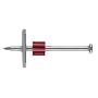 Powers 50120 3-Inch Long by .300-Inch Head Pin with 1-Inch Square Washer,100 Pack