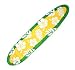 ALOHA RUG-CARPET-MAT LONGBOARD GREEN YELLOW 90"X20"