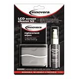 Office Products : LCD Screen Cleaner, 1-1/10-oz. Pump Bottle of Cleaning Solution, Brush, 5 Wipes