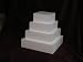 Square Cake Dummy 4 piece set 3" Thick