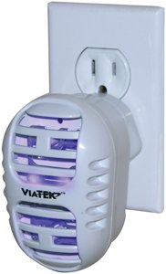 Viatek Zap'EM UV Plug-In Bug Zapper - White