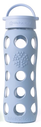 Lifefactory 13575 650 ml Glas-Trinkflasche,