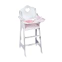 Badger Toys Doll Highchair with Plate, Bib, and Spoon