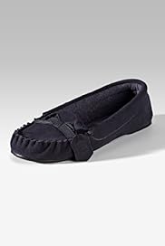 Freshfeet Leather Suede Moccasins with Silver Technology