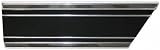 69-72 GMC FULL SIZE PICKUP fullsize FENDER MOLDING TRUCK, Lower Rear RH Side Black (1969 69 1970 70 1971 71 1972 72) C00224107 3952444