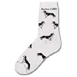For Bare Feet Border Collie Poses Socks