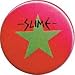 Slime - Stern/Schriftzug rot Button 25 mm von Slime - alle Infos