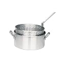 Bayou Classic 10 Quart Aluminum Deep Fry Pot With Basket