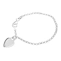 SterlingSilver Heart Kids Bracelet