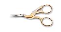 Mundial 108-CS Specialty Forged 3 1/2" Stork Embroidery Scissors