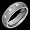 Amelia - size 4.00 Classic Titanium Ring with Diamonds and 14K Gold Collets