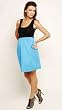 The Olian Empirewaist Sleeveless Dolly Dress with Side Pockets