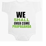 WE SHALL OVER COME GREEN Baby Ultrasoft Onesie