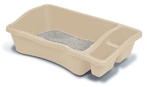 Petmate 22040 Giant Litter Pan, Bleached Linen