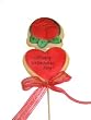 Rose with Heart Valentine Kabob
