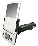 greymobiles 3 In 1 FM Transmitter/Car Charger Kit For iPod Nano 3G 4GB/8GB (Black/Silver)