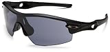 Oakley Men's Radar Pitch Sunglasses,Matte Black Frame/Grey Lens,one size