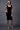Black Stretch Jacquard Dresses by Dina Bar-el-Size small