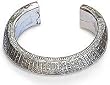 Gift for Her - Silver Cuff Bracelet in Adjustible (brclt146)