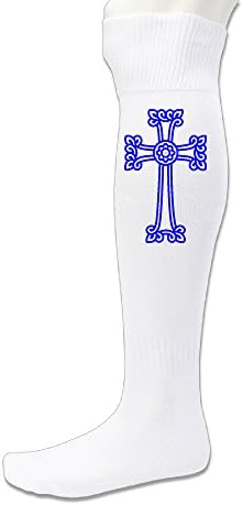 Armenian Cross Christian Football Athletic,Sport Crew Socks