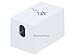 Monoprice Keystone Jack Surface Mount Box - 1-Port, Jack Not Included, UL Listed, TAA, Zip Tie Included, No Logo, White