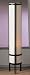 Floor Lamp with Japanese Style in Off White Finish