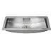 Executive Zero Radius Stainless Steel Curved Bottom Trough Sink - 22