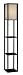 Furniture online: Square Floor Lamp with Paper Shade and Shelves - Black/ Beige