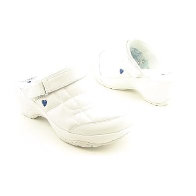 NURSE MATES Bobbie White Clogs Mules Shoes
