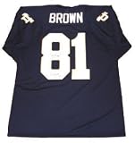 Tim Brown Autographed Notre Dame NCAA Jersey