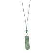 Pendulum / Jade /Chakra Balancing Necklace Naga Land Tibet Sacred Stones Amulet