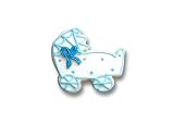 Review Omygoodness  / Baby Carriage, Blue (Set of 3) - Wedding Favors