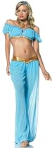 Sexy Halloween Costumes Arabian Outfit Genie Costume