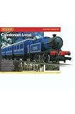 R1016 - Caledonian Local Complete Train set with 0-4-0 locomotive and three coaches (00 gauge)