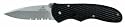 Gerber 22-47161 Fast Draw Spring Assisted Opening Stainless Steel Serrated Knife