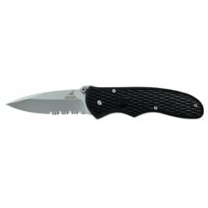 Click here to buy Gerber 22-47161 Fast Draw Spring Assisted Opening Stainless Steel Serrated Knife.