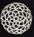 Cream (Ivory) Hair Net Crocheted Hair Bun Cover- LARGE