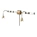 Dainolite DLHAW101-AB Over Bed Reading Light, Antique Brass