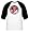 Rolling Stones CIRCLE TONGUE White/Black Ringer baseball jersey (Small)