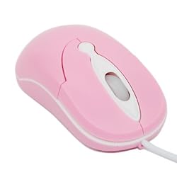 HDE (TM) Pink USB Optical Mouse 2 Button + Scroll Wheel