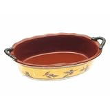 Certified International French Olives 4-Quart Oval Baker