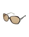 Gucci - Gucci Oversize GG Logo Temple Round Sunglasses brown/brown