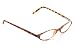 Zoom Warm Oval Half-Eye Reader, Honey Blue Metallic, +1.50